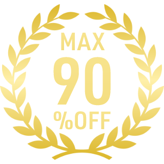 MAX90%OFF